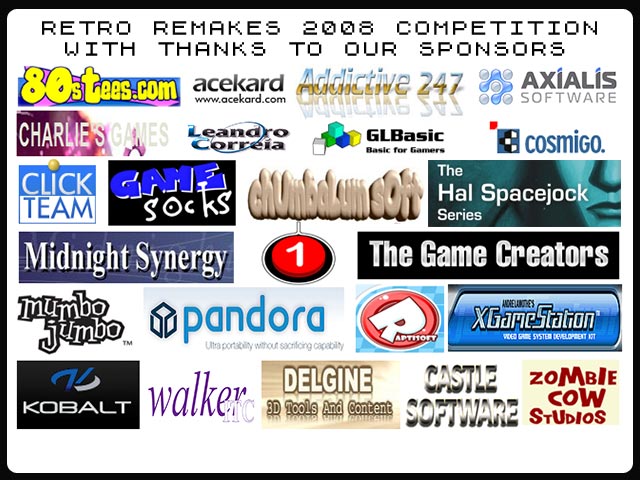Retro Remakes 2008 Sponsors